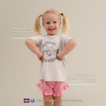 Petit Beary x Paw Patrol Collection - Girl Bamboo Ruffle Tee Set
