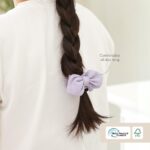 PETIT BEARY - Bamboo Scrunchie Bow Hair Tie