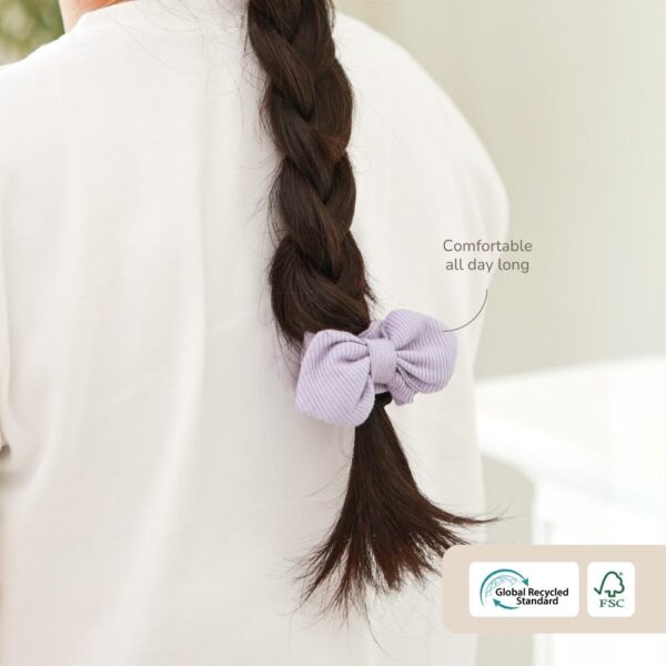 PETIT BEARY - Bamboo Scrunchie Bow Hair Tie