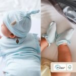 Bamboo Hat, Mittens, and Booties - Petit Beary - Topi Sarung Tangan