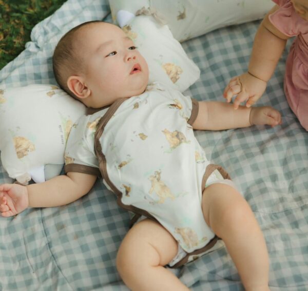 Petit Beary Bamboo Short Sleeve Kimono - Jumper Bayi