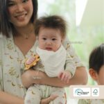 Petit Beary x Kero Bamboo Bandana Waterproof Bib - Celemek Bayi Waterproof