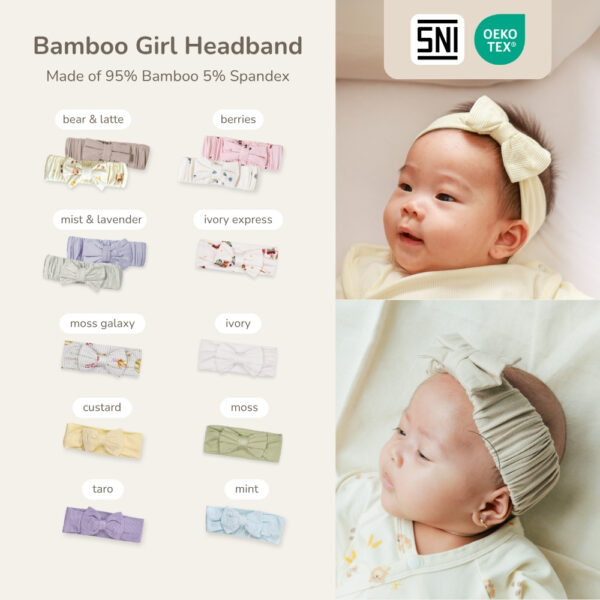 Petit Beary Bamboo Girl Headband