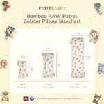Petit Beary x Paw Patrol Collection - Bamboo Bolster Pillow