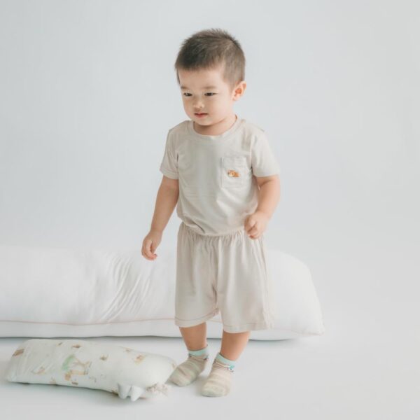 Petit Beary Kids Bamboo Basic Tee Set