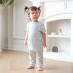 PETIT BEARY - Ribbed Bamboo Girl Tulle Set