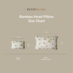 Baby & Toddler Bamboo Head Pillow CASE- Petit Beary - SARUNG BANTAL