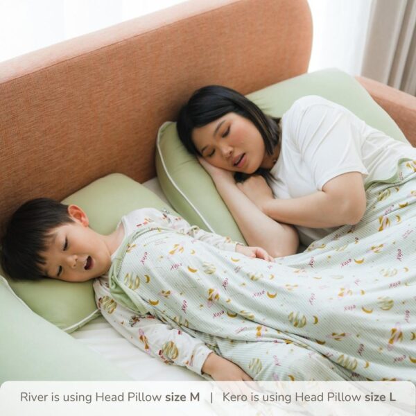 Petit Beary x Kero Bamboo Head Pillow and Case - Bantal dan Sarung Anak Bayi Dewasa