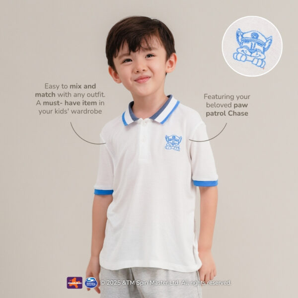 Petit Beary x Paw Patrol Collection - Boy Bamboo Polo Top