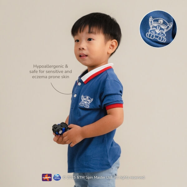 Petit Beary x Paw Patrol Collection - Boy Bamboo Polo Top