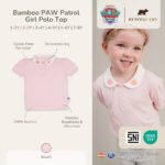 Petit Beary x Paw Patrol Collection - Girl Bamboo Polo Top