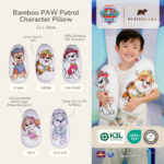 Petit Beary x Paw Patrol Collection - Bamboo Character Pillow