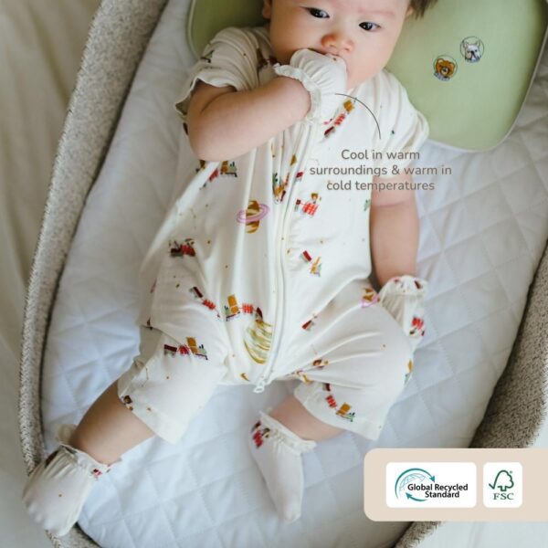 Petit Beary x Kero Bamboo Mitten & Booties Set - Sarung Tangan Kaki Bayi