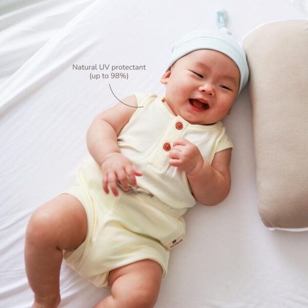 PETIT BEARY - Ribbed Bamboo Summer set - baby and kids