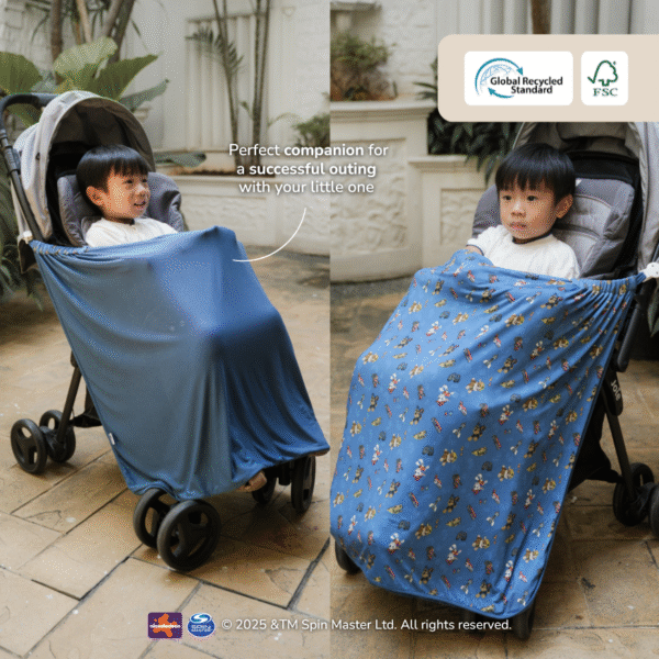 Petit Beary x Paw Patrol Bamboo On The Go Blanket 0.5TOG - Selimut Stroller Nursing Cover