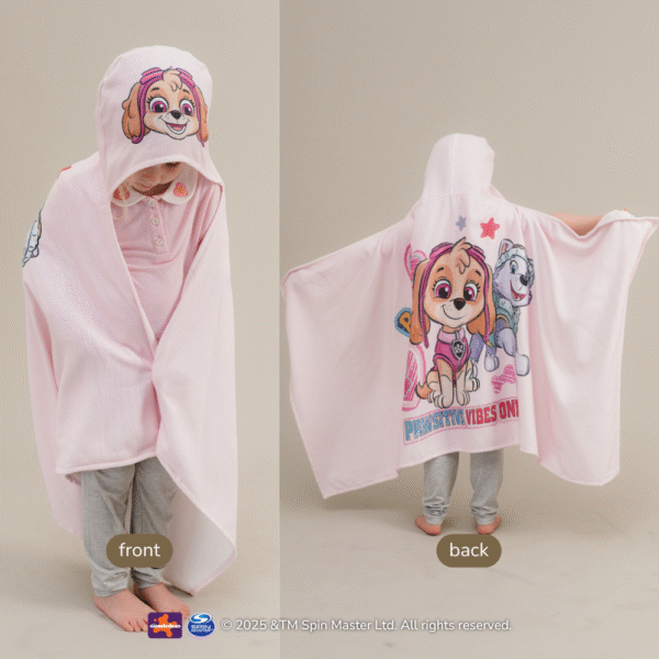 Petit Beary x PAW Patrol Kids Bamboo Hooded Towel Wrap