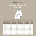 PETIT BEARY - Ribbed Bamboo Summer set - baby and kids