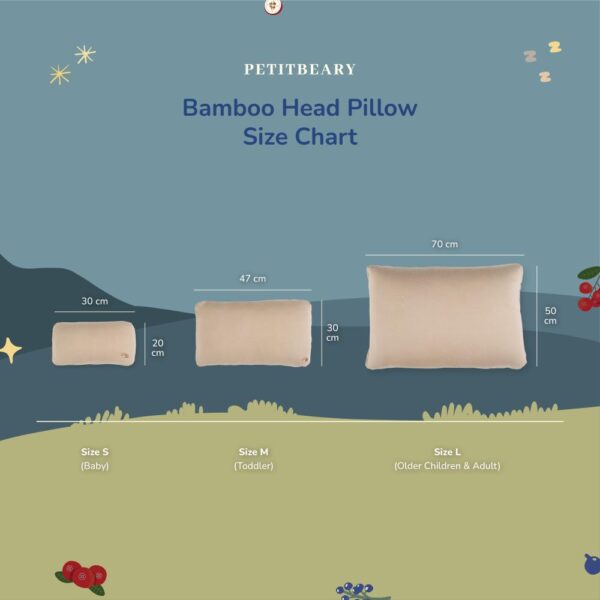 Bamboo Head Pillow Baby & Kids Multicolor - Petit Beary