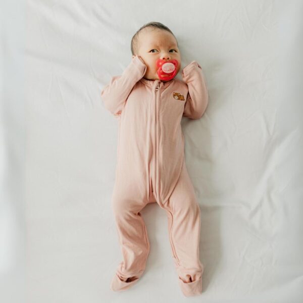 Petit Beary Bamboo Zipper Sleepsuit Dream - Jumpsuit Baju Tidur Bayi