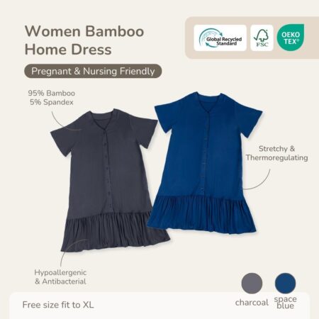 Women Bamboo Home Dress - Petit Beary - Daster Wanita