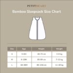 Petit Beary 1.0 TOG Bamboo Sleepsack / Wearable Blanket - Selimut Anak