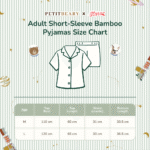 Petit Beary x Kero Women Short-Sleeve Bamboo Pyjamas Short pants - Piyama Bamboo Wanita Celana Pendek