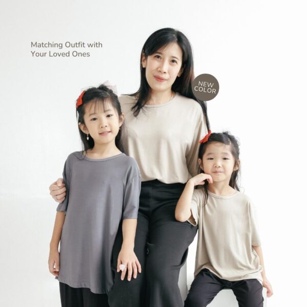 Petit Beary-Adult Bamboo Everyday Tee - Atasan Baju Kaos Polos UNISEX