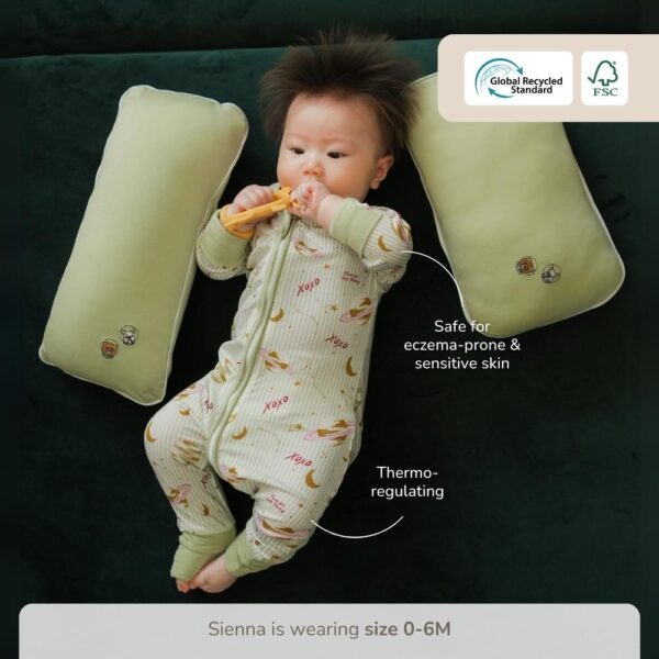 Petit Beary x Kero Bamboo Zipper Sleepsuit - Jumpsuit Baju Tidur Anak Bayi