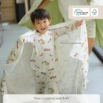 Petit Beary x Kero Toddler Bamboo Long - Sleeve Pyjamas - Setelan Piyama Anak