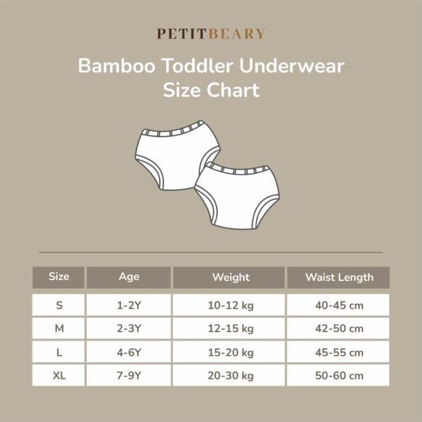 Petit Beary Bamboo Underwear / Brief Boys Girls - Celana Dalam Anak