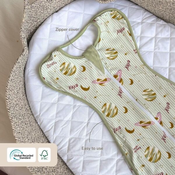 Petit Beary x Kero Bamboo Instant Swaddle - bedong instant bayi newborn