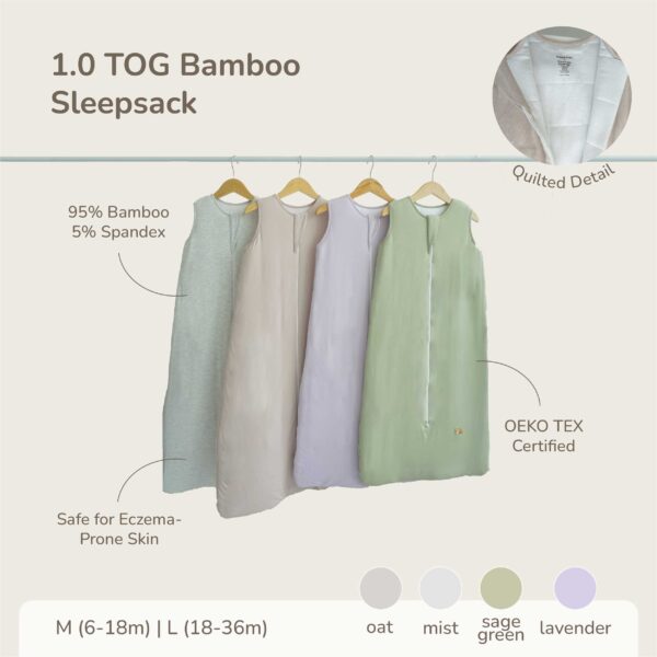 Petit Beary 1.0 TOG Bamboo Sleepsack / Wearable Blanket - Selimut Anak