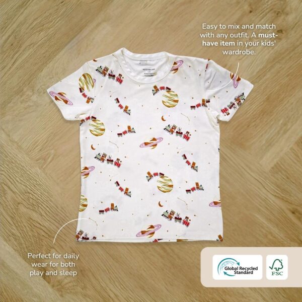 Petit Beary x Kero Kids Bamboo Everyday Tee - Kaos Anak