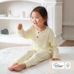PETIT BEARY - Ribbed bamboo toddler pyjamas