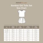 PETIT BEARY - Ribbed Bamboo Girl Tulle Set