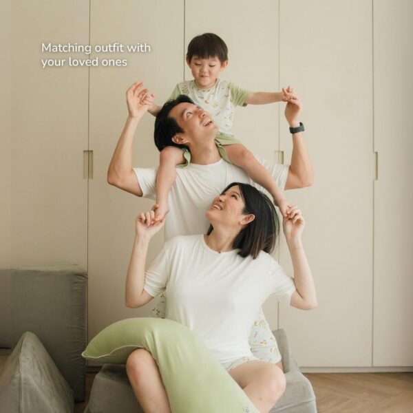 Petit Beary x Kero Adult Bamboo Basic Tee Set - Setelan Baju Dewasa Unisex