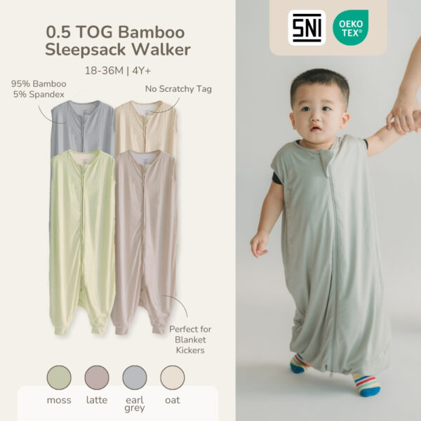 Petit Beary 0.5 TOG Sleepsack Walker Double Layer - Selimut Anak
