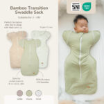 Petit Beary Bamboo Transition Swaddle Sack 0.5 / 1 TOG