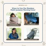 Bamboo Multi-purpose Nursing Cover - Petit Beary - Apron Menyusui