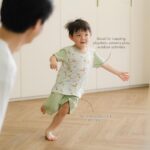 Petit Beary x Kero Kids Bamboo Basic Tee Set - Setelan Baju Anak