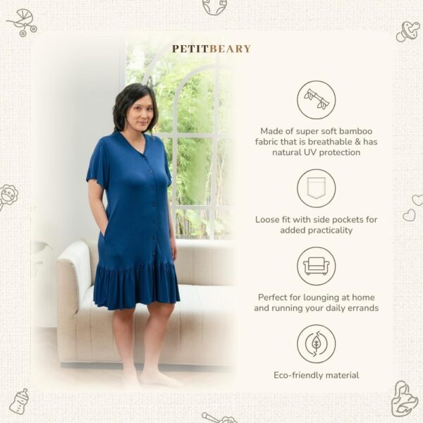 Women Bamboo Home Dress - Petit Beary - Daster Wanita