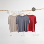 Petit Beary-Adult Bamboo Everyday Tee - Atasan Baju Kaos Polos UNISEX