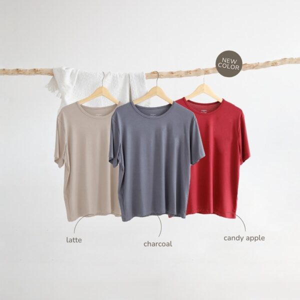 Petit Beary-Adult Bamboo Everyday Tee - Atasan Baju Kaos Polos UNISEX