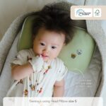 Petit Beary x Kero Bamboo Head Pillow and Case - Bantal dan Sarung Anak Bayi Dewasa