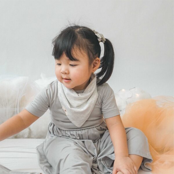 Bamboo Waterproof Bandana Bib Petit Beary - celemek bayi waterproof