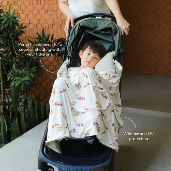 Petit Beary x Kero Bamboo On The Go Blanket 0.5TOG - Selimut Stroller Nursing Cover