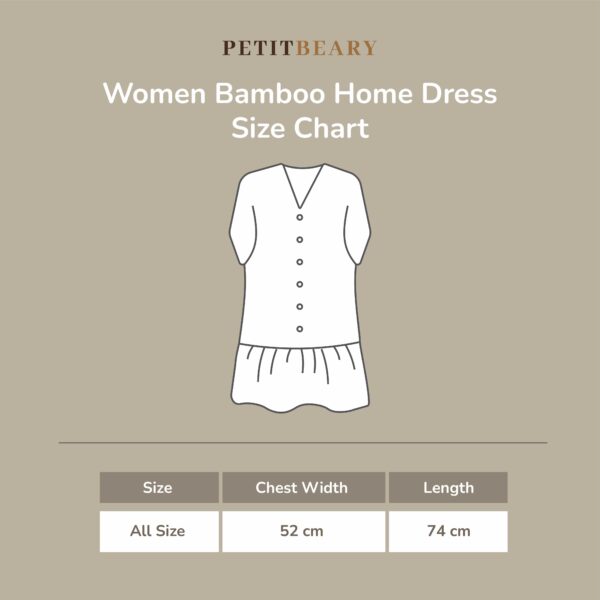 Women Bamboo Home Dress - Petit Beary - Daster Wanita
