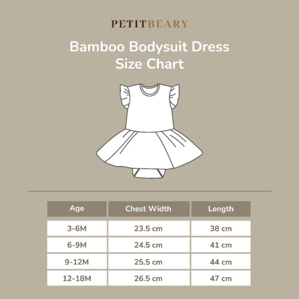 PETIT BEARY - Bamboo Bodysuit Dress