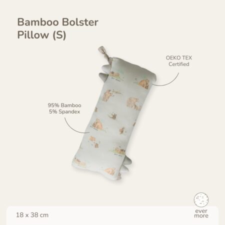 PETIT BEARY - Bamboo Bolster  Pillow  Small S  -    Guling Bantal Anak  Bayi