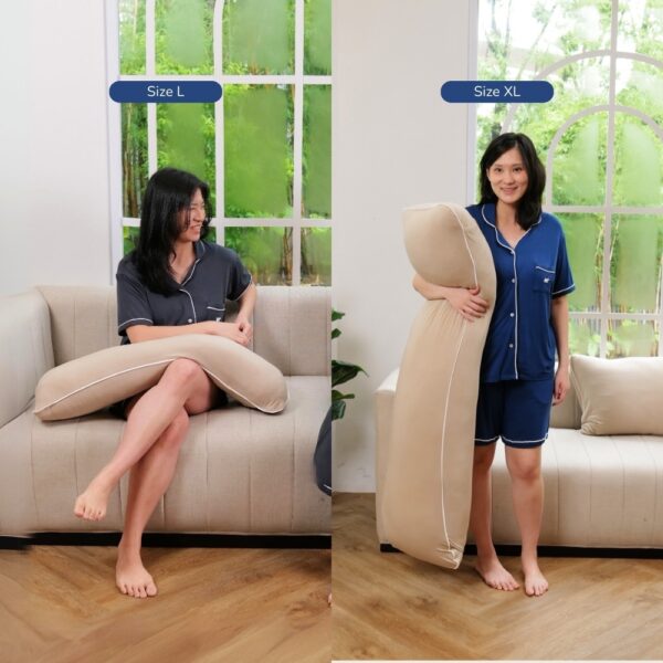 PETIT BEARY - Bamboo Bolster Pillow Case Kids & Adult